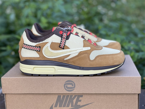 Travis Scott X Nike Air Max 1 _WHEAT_ item_ DO9392-701_ full code shipment 36--46-5334e51a